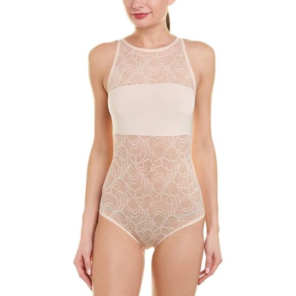 cosabella Other - Cosabella Evolved Block Lace Teddy Nude Rose